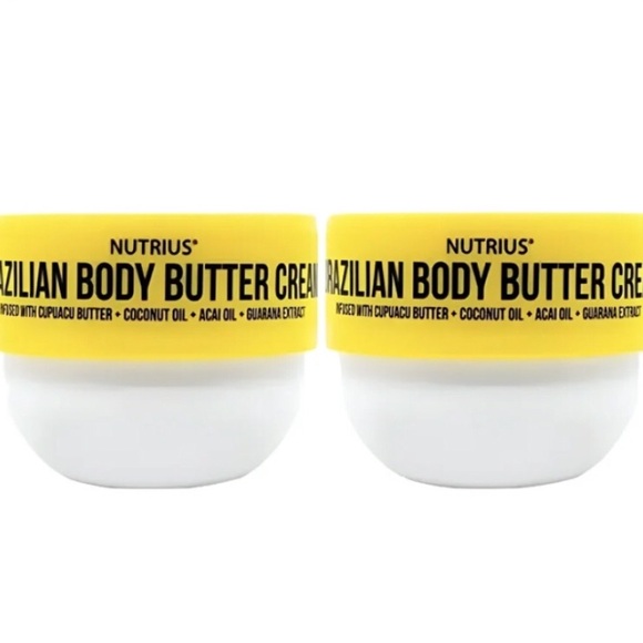 Nutrius Brazilian Body Butter Cream Pack of 2 Hand & Body Cream New NIP NWT - Picture 7 of 10